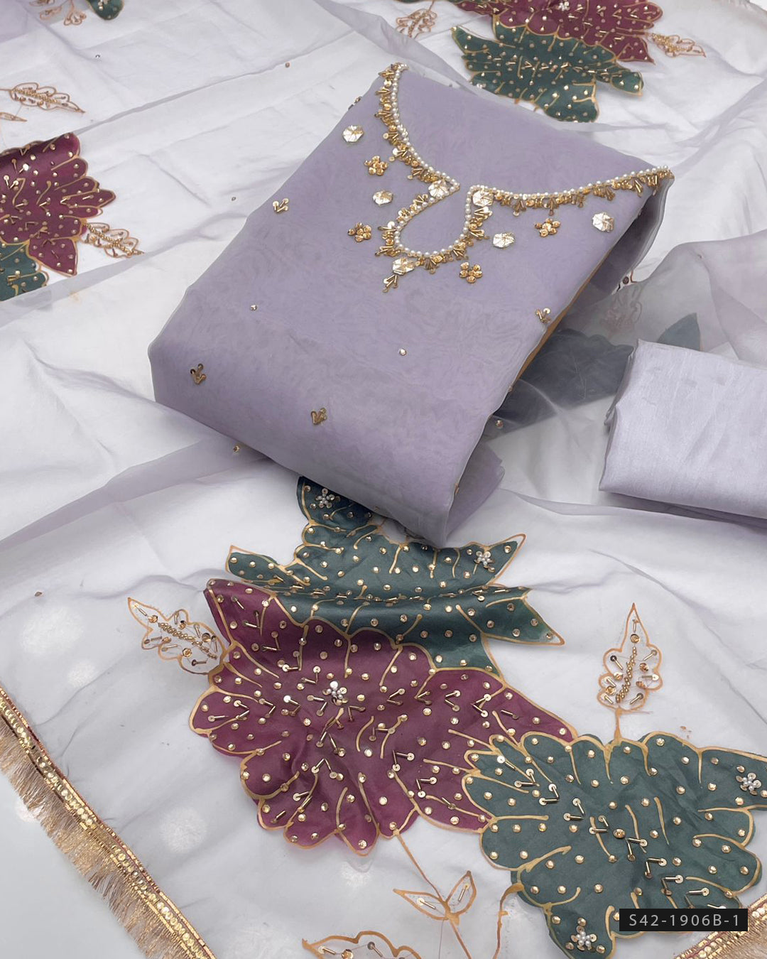 3 PC Hand Embroidered Formal Wear Collection