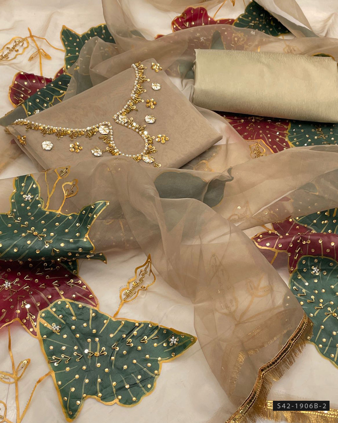 3 PC Hand Embroidered Formal Wear Collection