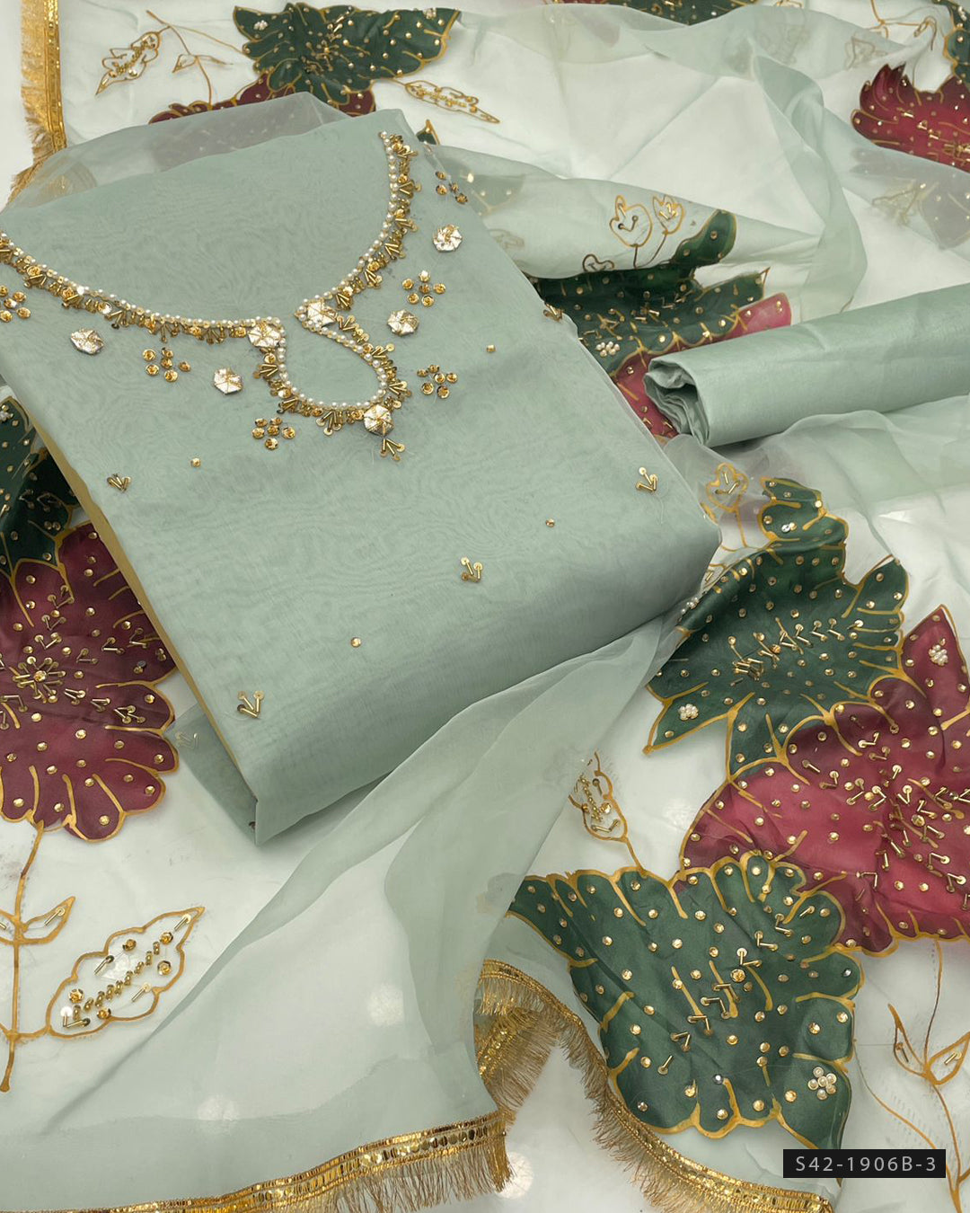 3 PC Hand Embroidered Formal Wear Collection