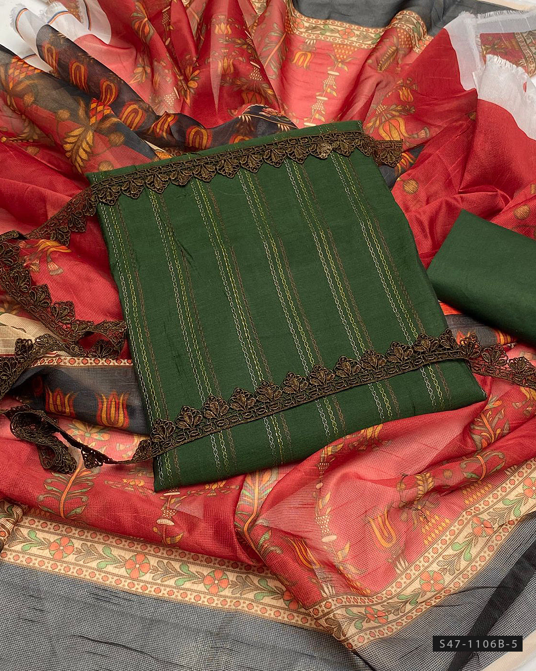 3 PC Unstitched Lawn Dress Collection