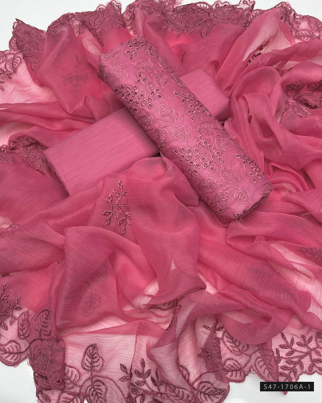 3 PC Unstitched Premium Lawn Dress Collection