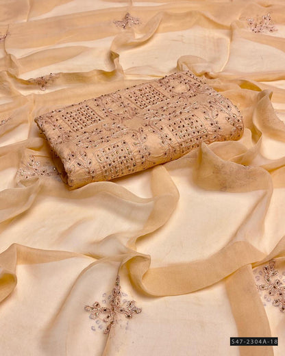 3 PC Unstitched Hand Embroidered Lawn Collection