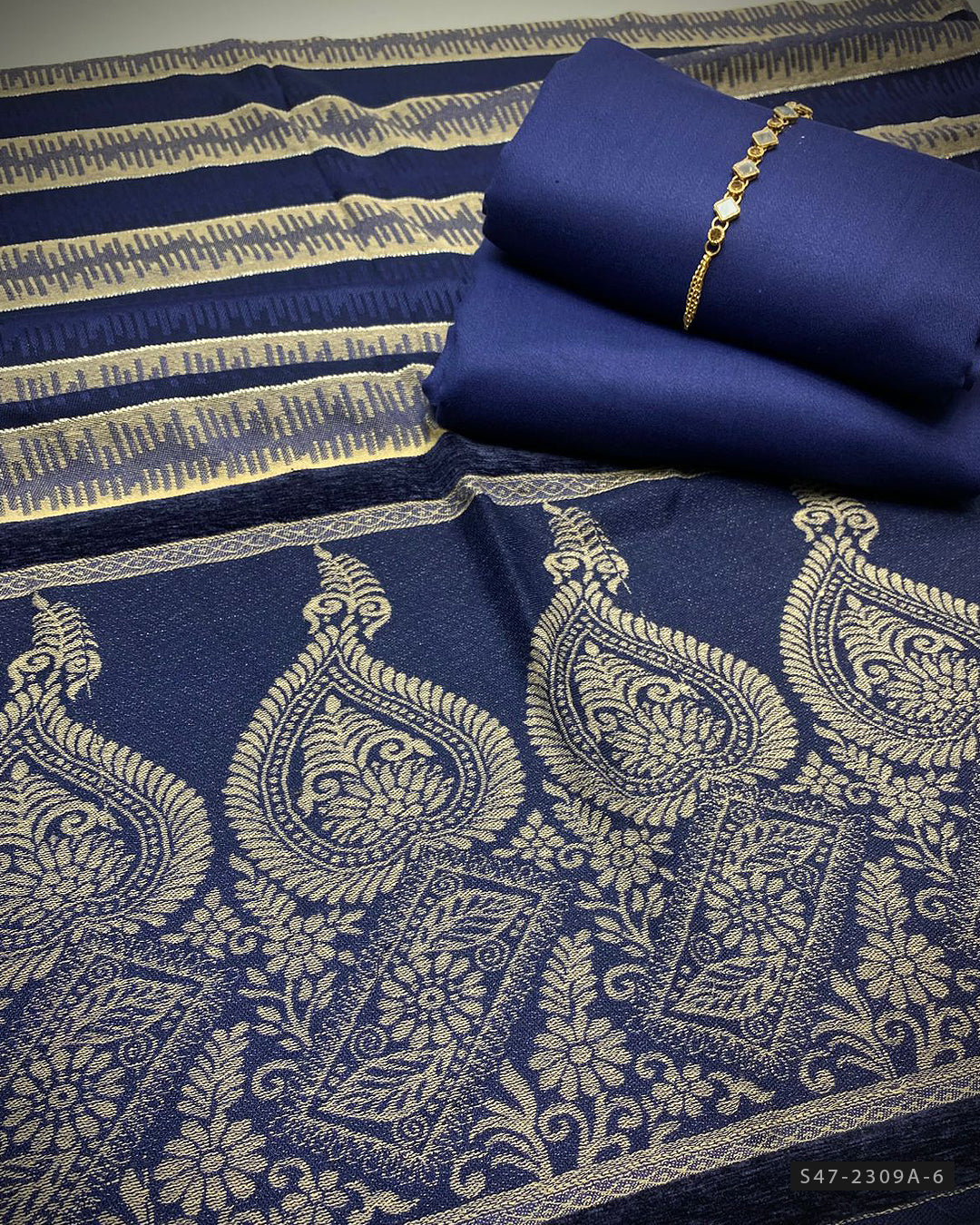 3 PC Unstitched Marina Dress Collection