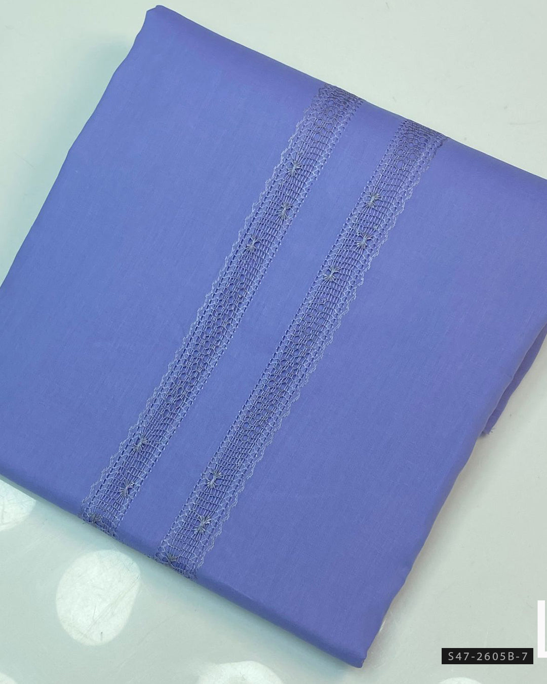 Unstitched Cotton Gents Shalwar Kameez with Taarkashi Work on Neck