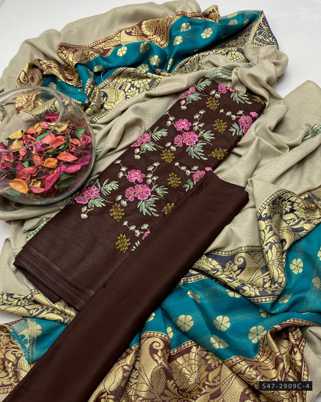 3 PC Unstitched Linen Dress Collection