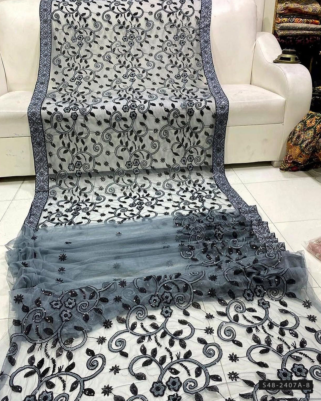 Unstitched Soft Net Saree Collection