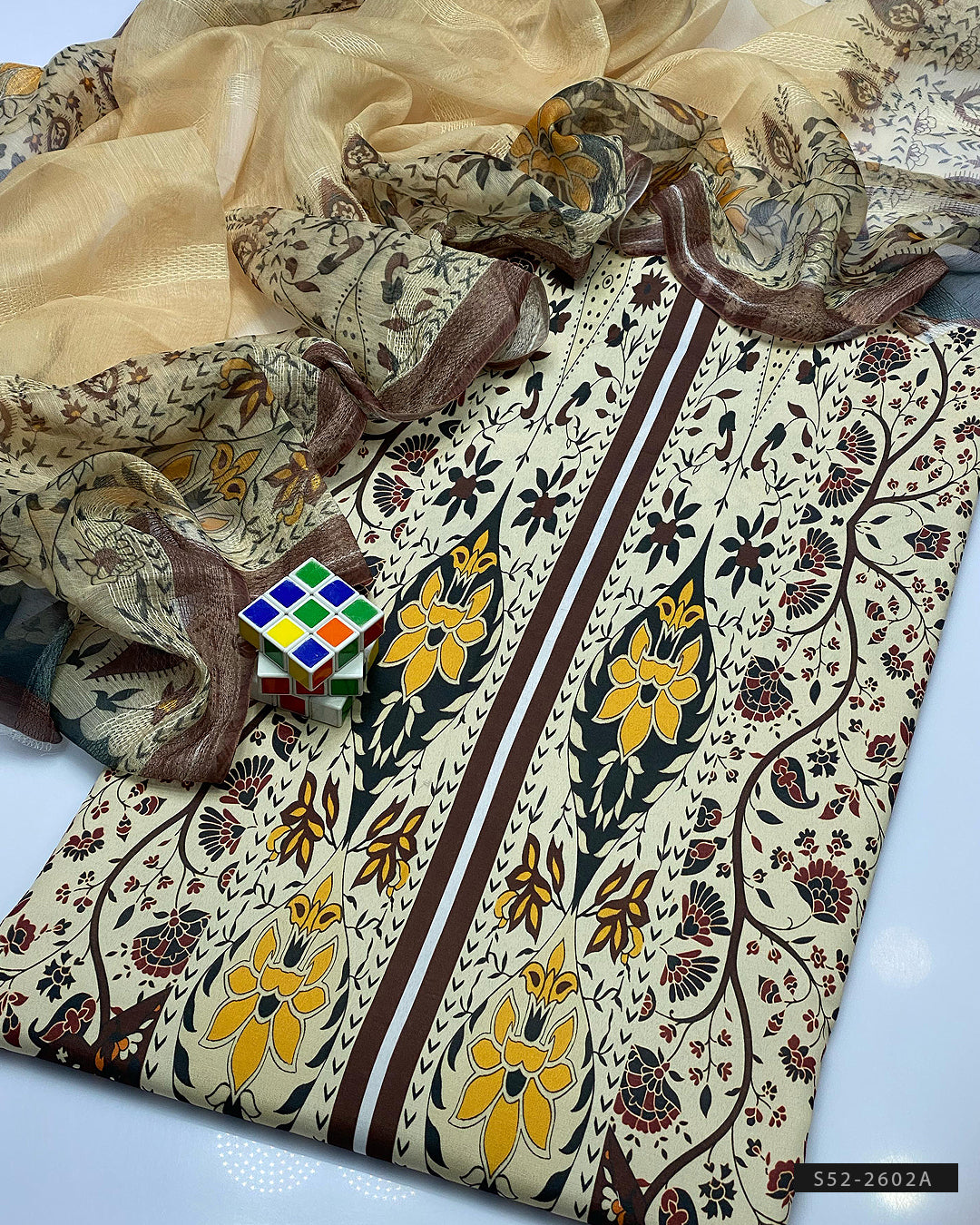 3 PC Unstitched Swiss Lawn Dress Collection