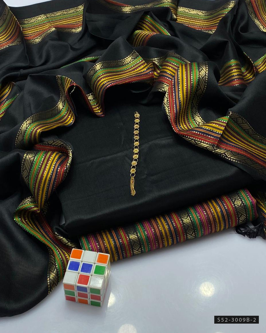 3 PC Unstitched Banarsi Susi Dress Collection