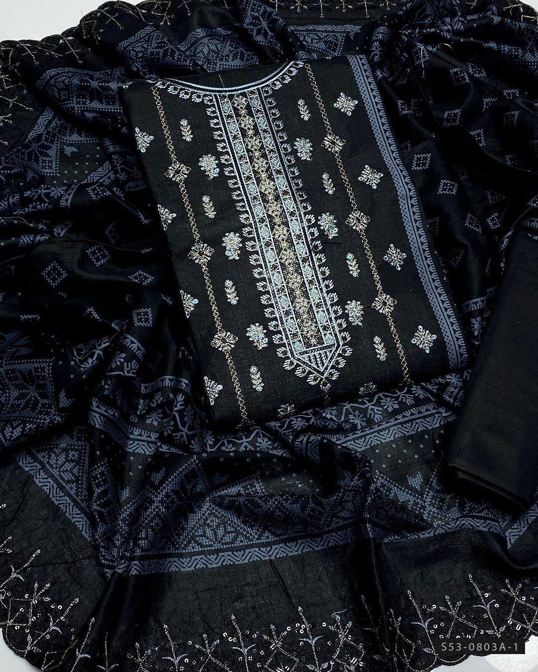 3 PC Unstitched Lawn Collection