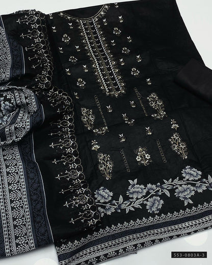 3 PC Unstitched Lawn Collection