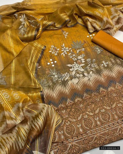 3 PC Unstitched Lawn Dress Collection