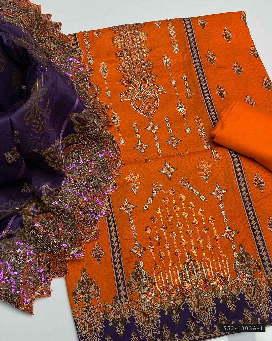 3 PC Unstitched Lawn Dress Collectionl