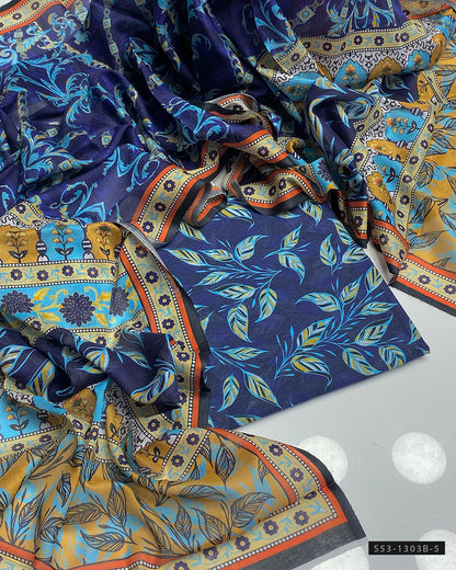 3 PC Unstitched Lawn Dress Collection