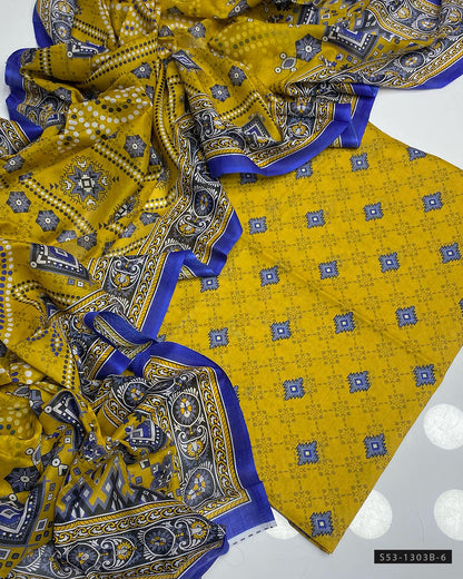 3 PC Unstitched Lawn Dress Collection