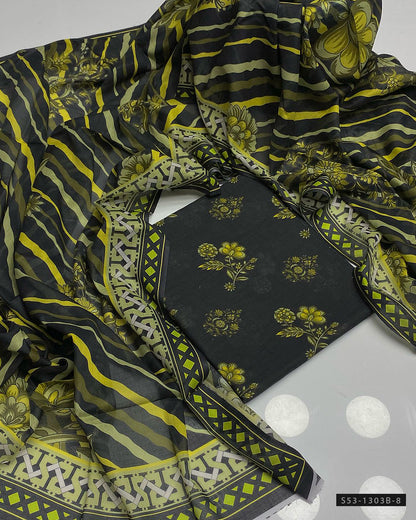 3 PC Unstitched Lawn Dress Collection