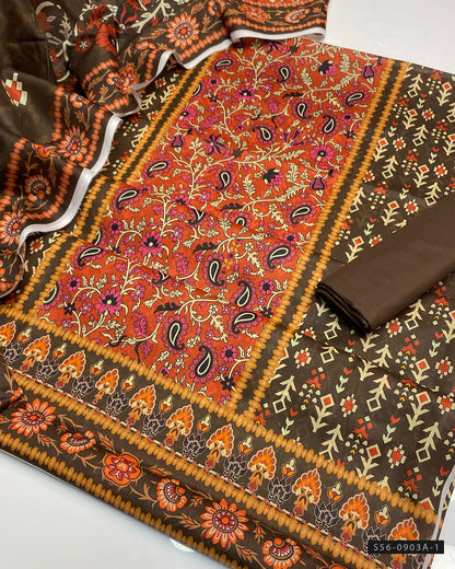 3 PC Unstitched Lawn Dress Collection