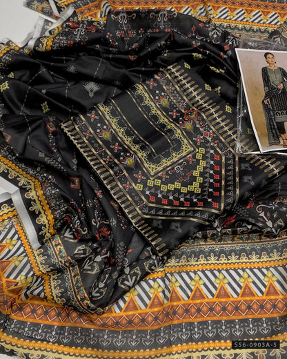 3 PC Unstitched Lawn Dress Collection