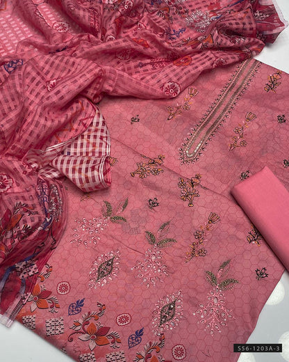 3 PC Unstitched Lawn Collection