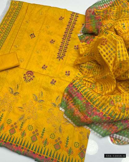 3 PC Unstitched Lawn Collection