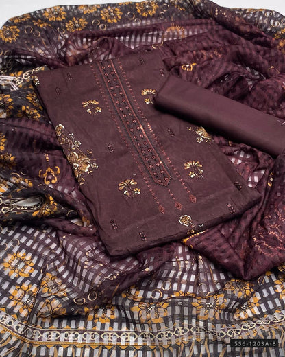 3 PC Unstitched Lawn Collection