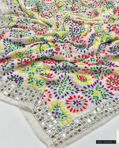 Lawn Embroidered Dupattas/Chaddars Collection