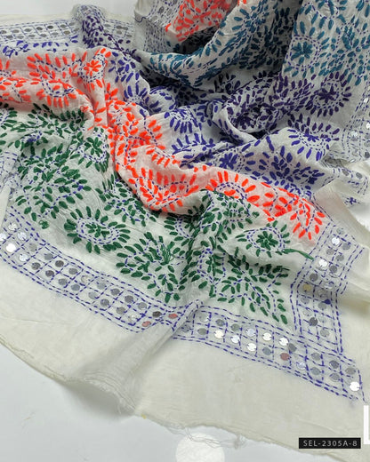 Lawn Embroidered Dupattas/Chaddars Collection