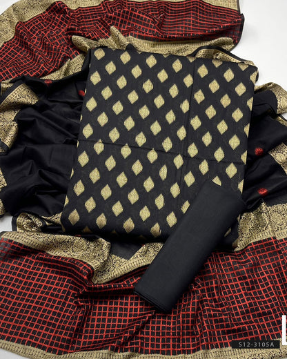 3 PC Unstitched Jacquard Lawn Dress Collection