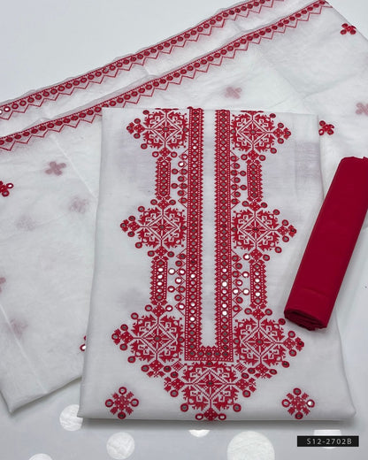 3 PC Unstitched Paper Lawn Dress collection