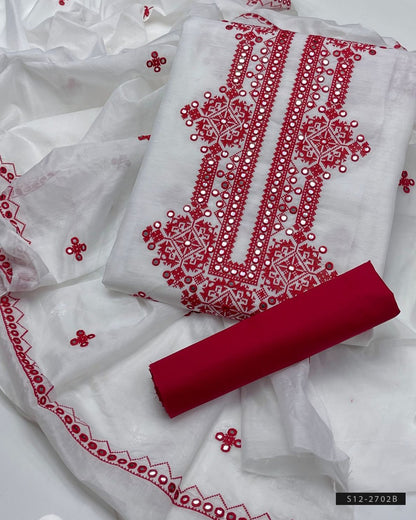 3 PC Unstitched Paper Lawn Dress collection