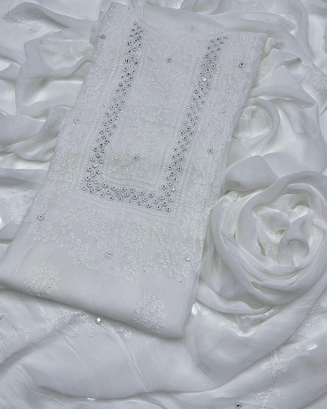 Shadow Sheesha Gala Embroidery Chiffon Dresses