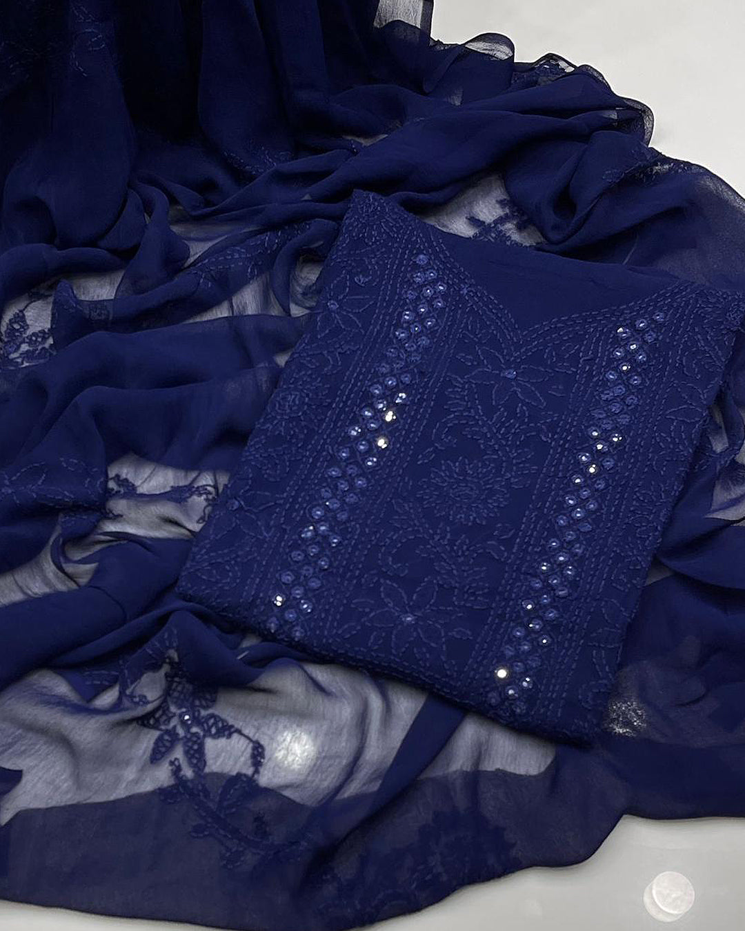 Shadow Sheesha Gala Embroidery Chiffon Dresses