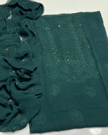 Shadow Sheesha Gala Embroidery Chiffon Dresses