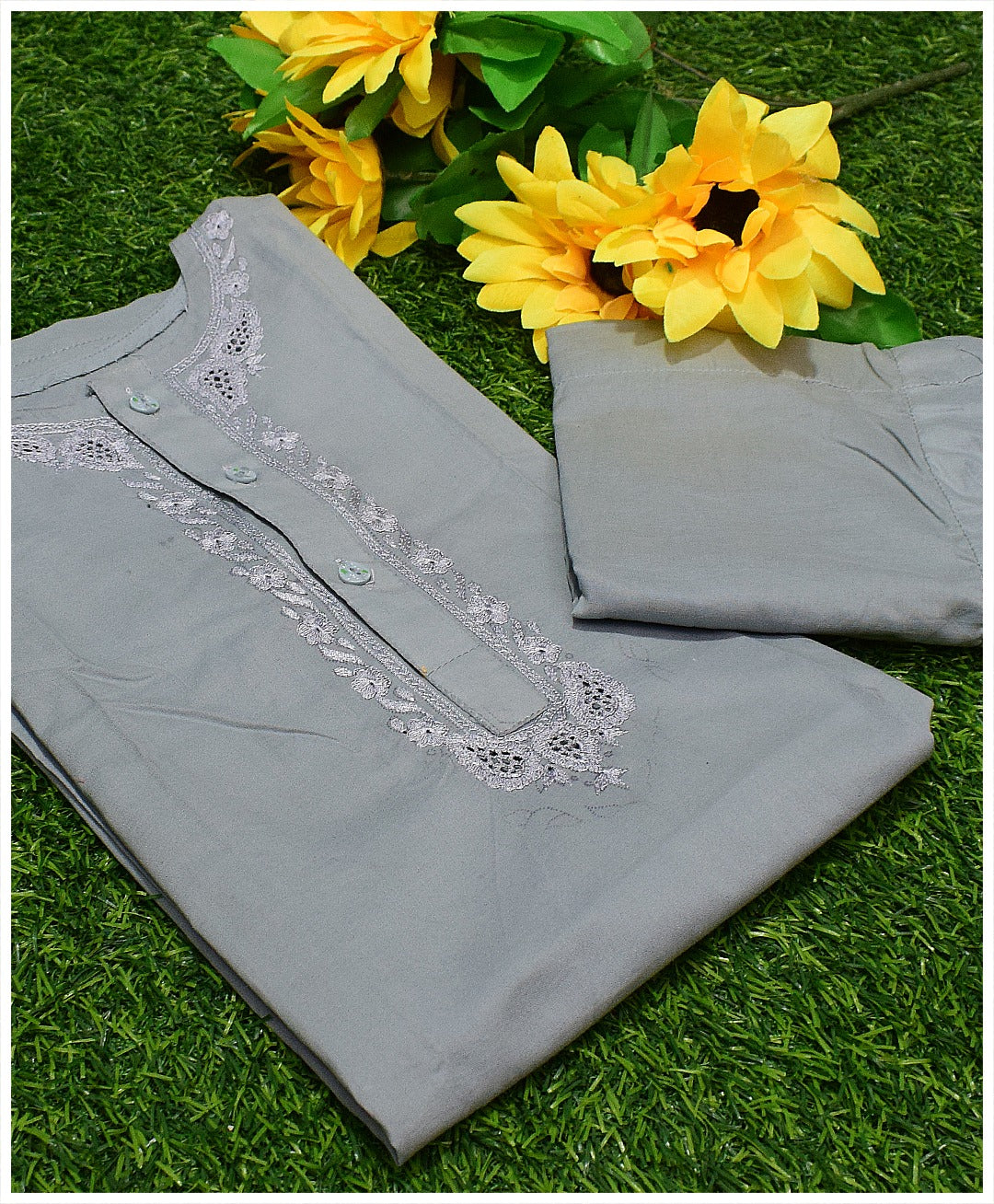 Little Wonders: Hand-Embroidered Kurta Shalwar for Kids