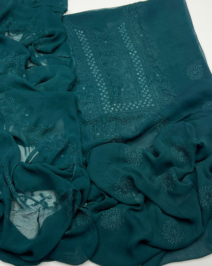 Shadow Sheesha Gala Embroidery Chiffon Dresses