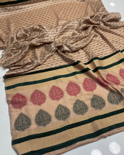 Premium Pashmina Wool Velvet Shawls S53-E