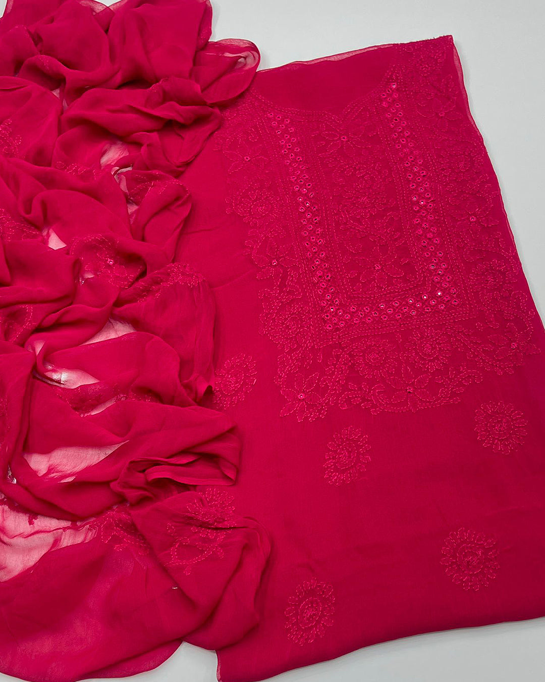 Shadow Sheesha Gala Embroidery Chiffon Dresses