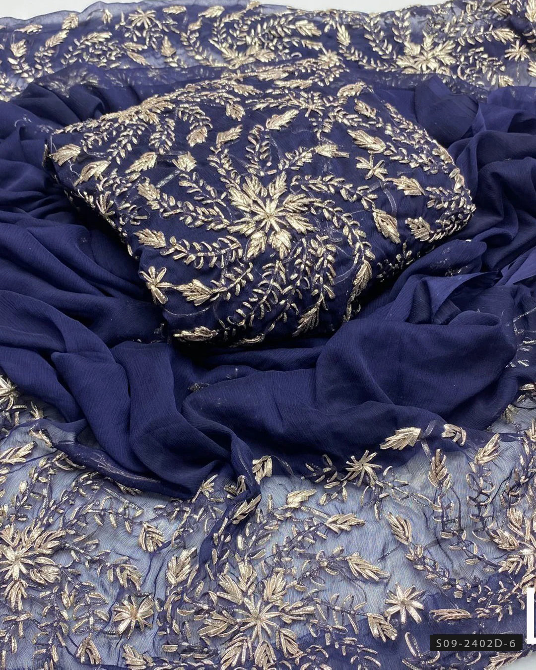 2 PC Unstitched Gotta Work Chiffon Collection