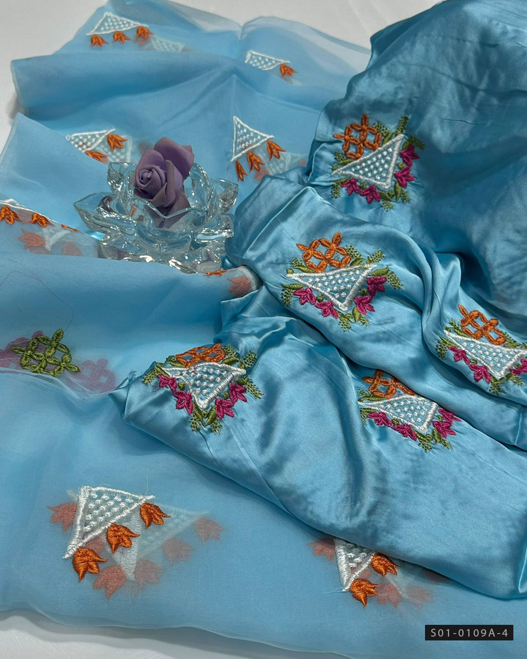 3 PC Unstitched Shamoze Silk Dress Collection