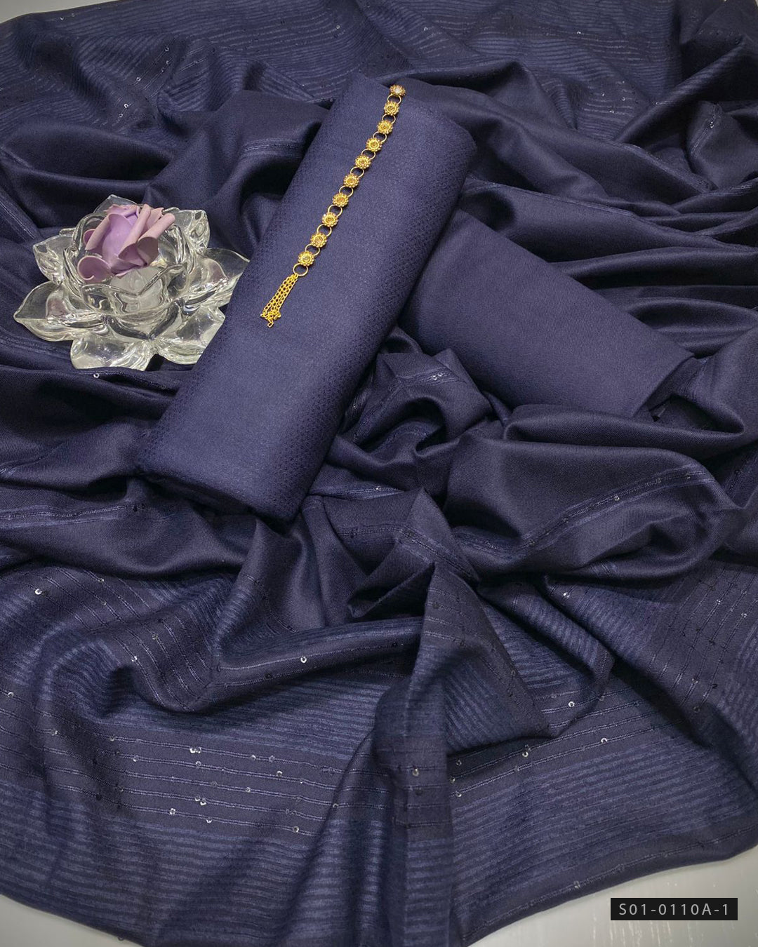 3 PC Unstitched Dhanak Marina Dress Collection