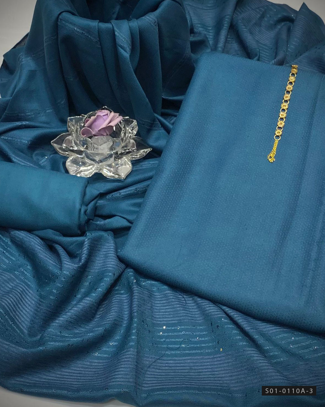 3 PC Unstitched Dhanak Marina Dress Collection