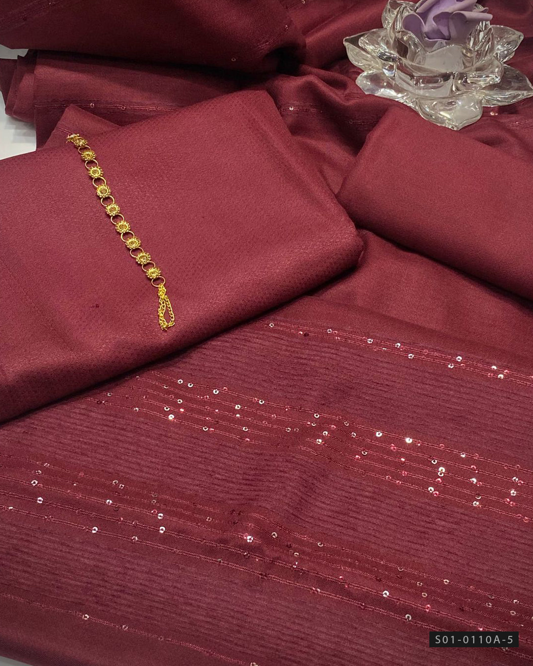 3 PC Unstitched Dhanak Marina Dress Collection