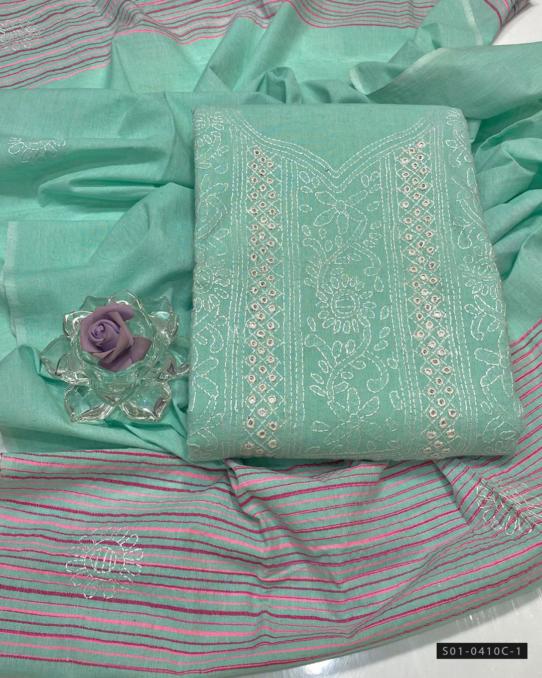 Handmade 3 PC Unstitched Khaddar Dress Collection