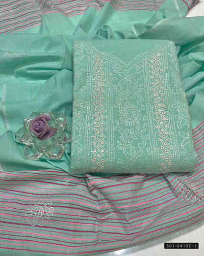Handmade 3 PC Unstitched Khaddar Dress Collection