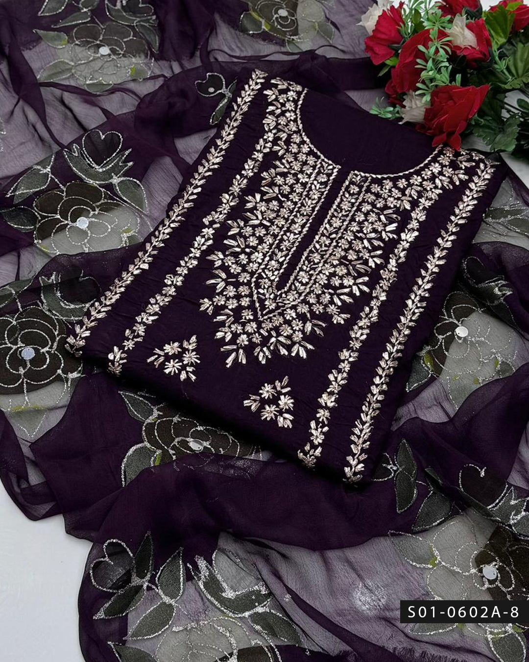 ✨ Handmade 3 PC Unstitched Lawn Dress Collection