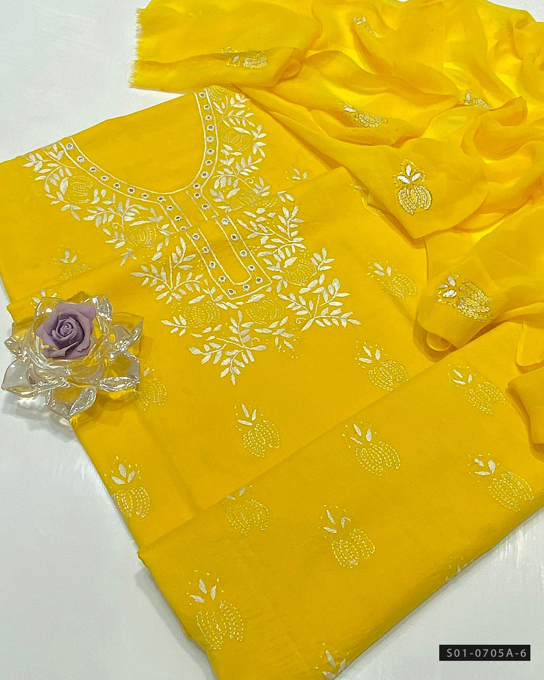 3 PC Handmade Lawn Collection