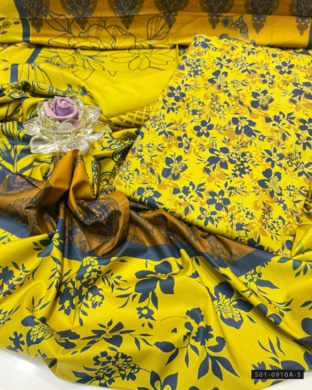 3 PC Unstitched Linen Dress Collection