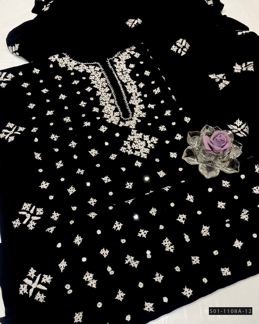 Handmade 3 PC Unstitched Linen Dress Collection