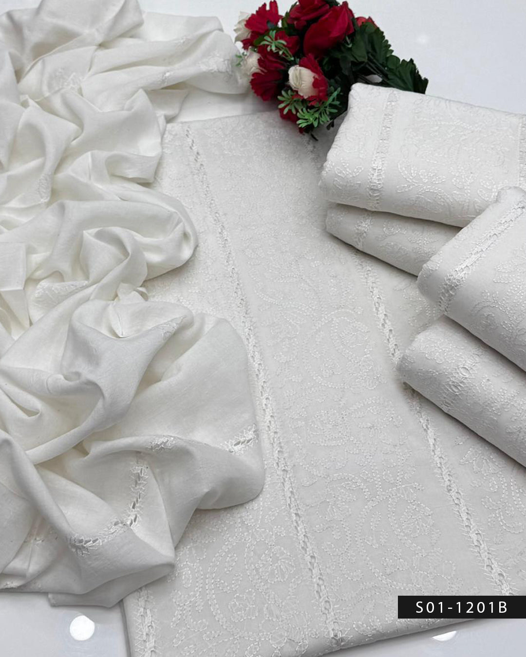 Handmade 3 PC Unstitched Lawn Dress Collection