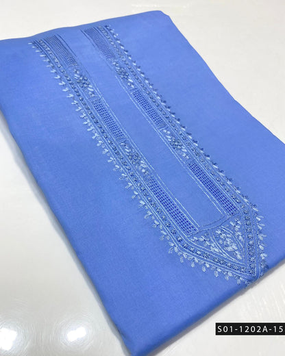 Handmade Pakka Tarkashi Cotton Shalwar Qameez for Men