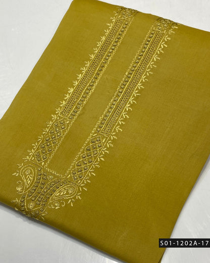 Handmade Pakka Tarkashi Cotton Shalwar Qameez for Men